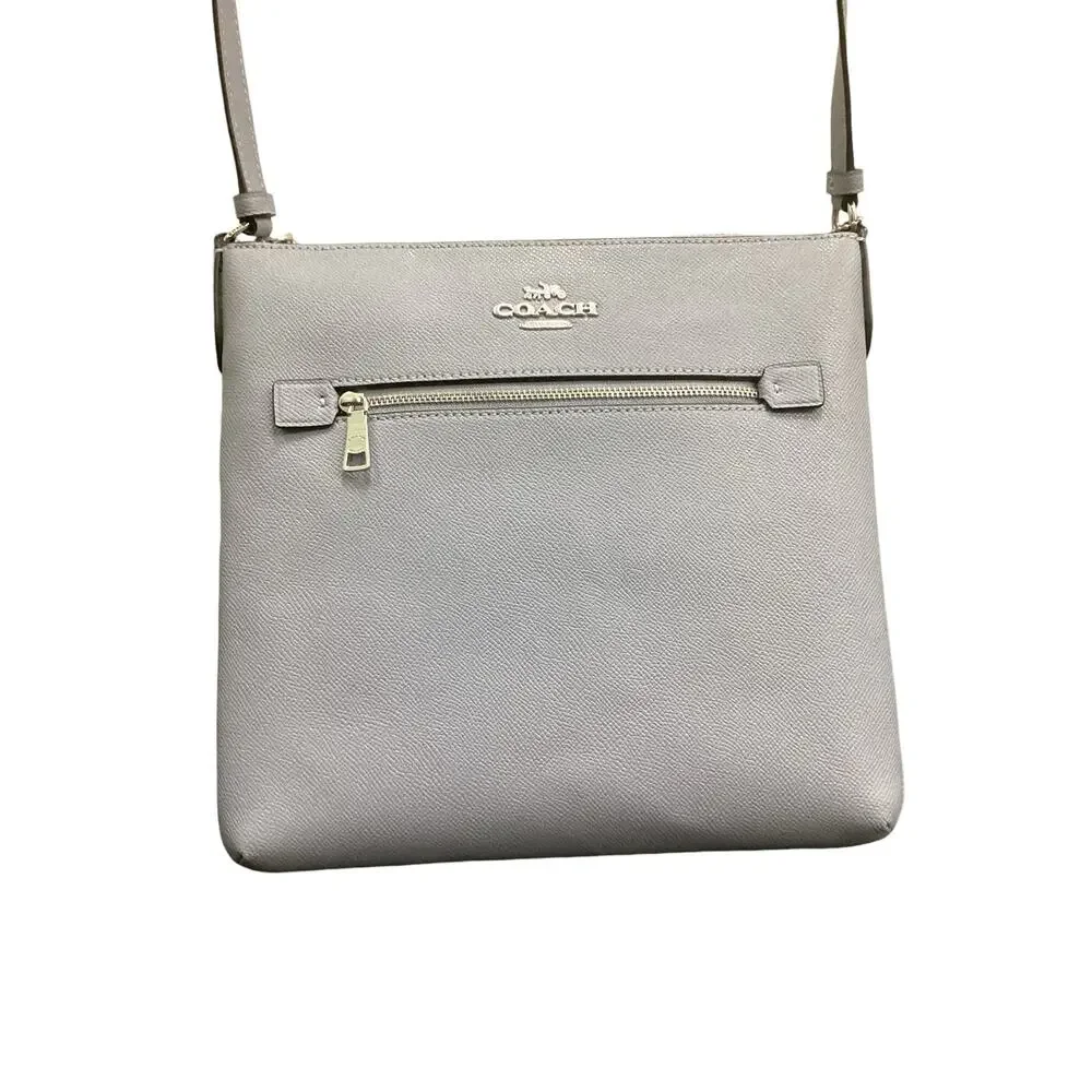 NWT Coach Crossbody Women’s 1Size “Rowan File Bag” Leather Light Blue - Twilight